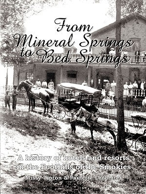 From Mineral Springs to Bed Springs: A History of Hotels and Resorts in the Foothills of the Smokies by Tipton, Missy