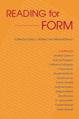 Reading for Form by Wolfson, Susan J.