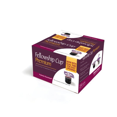 Fellowship Cup(r) Premium - Prefilled Communion Cups with Juice and Wafer (250 Count Box): Now with Dual Tabs for Easy Opening by Broadman Church Supplies Staff