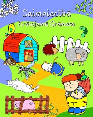Saimniecībā Krāsojamā Grāmata: Lapas ar jaukiem dzīvniekiem savā vidē visu vecumu bērniem by Kim, Maryan Ben