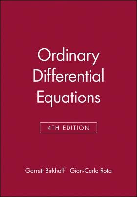 Ordinary Differential Equations by Birkhoff, Garrett