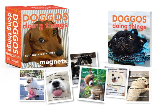 Doggos Doing Things Magnets by Doing Things Media