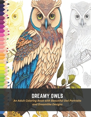 Dreamy Owls: An Adult Coloring Book with Beautiful Owl Portraits and Dreamlike Designs by Martin, Seth