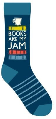 Books Are My Jam Socks by Gibbs Smith Publisher