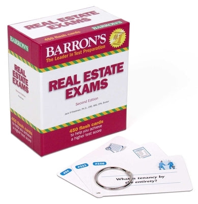 Real Estate Exam Flash Cards by Friedman, Jack P.
