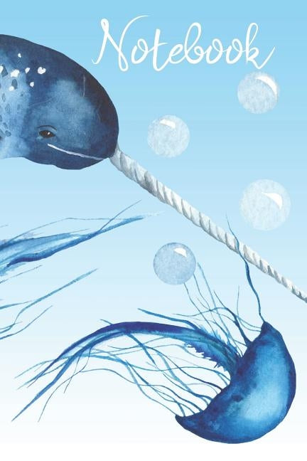 Notebook: Narwal and Jellyfish dotted, 6x9 For notes, todos, sketches and calligraphy by Waterfall, Thomas