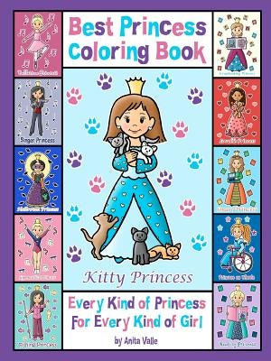 Best Princess Coloring Book by Valle, Anita