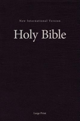 NIV, Pew and Worship Bible, Large Print, Hardcover, Black by Zondervan
