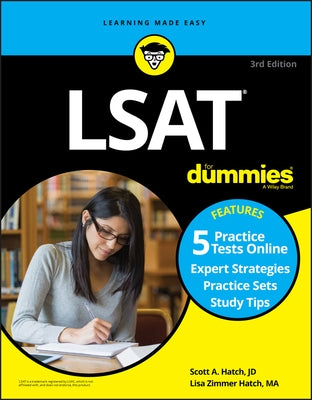 LSAT for Dummies: Book + 5 Practice Tests Online by Hatch, Lisa Zimmer
