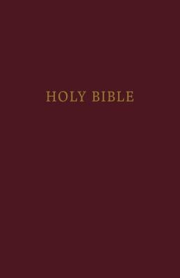 KJV, Pew Bible, Large Print, Hardcover, Burgundy, Red Letter Edition by Thomas Nelson