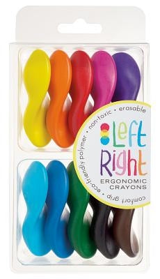 Left / Right Crayons - Set of 10 by Ooly