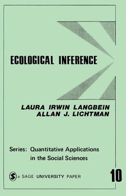 Ecological Inference by Langbein, Laura Irwin