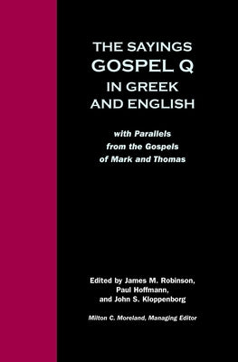 Sayings Gospel Q Greek English by Hoffmann, Paul