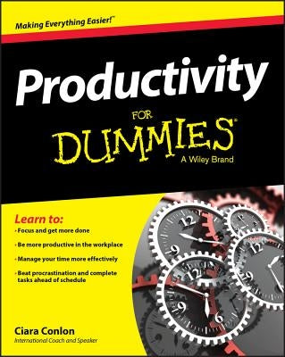Productivity For Dummies by Conlon, Ciara