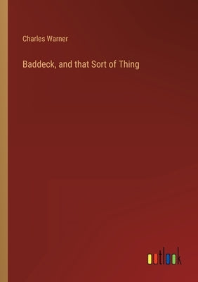 Baddeck, and that Sort of Thing by Warner, Charles