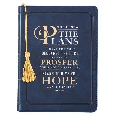 Journal Lux-Leather Flexcover for I Know the Plans by Christian Art Gifts