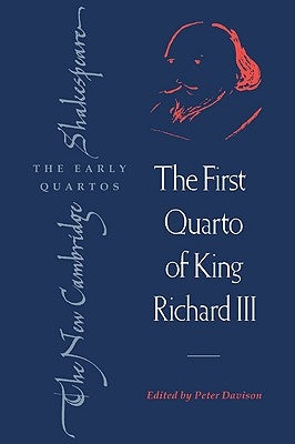 The First Quarto of King Richard III by Shakespeare, William