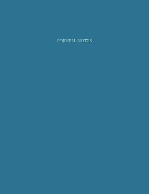 Cornell Notes: Study Note Taking System for Students by Barnes, Walter