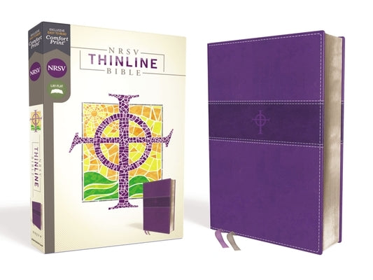 Nrsv, Thinline Bible, Leathersoft, Purple, Comfort Print by Zondervan