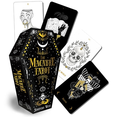 The Macabre Tarot: 78 Card Deck and 128 Page Book by West, Sam