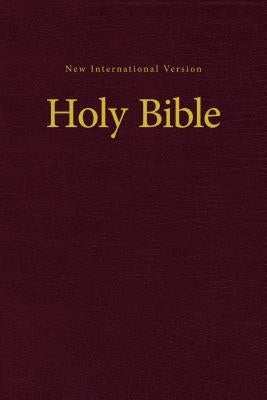 NIV, Pew and Worship Bible, Hardcover, Burgundy by Zondervan