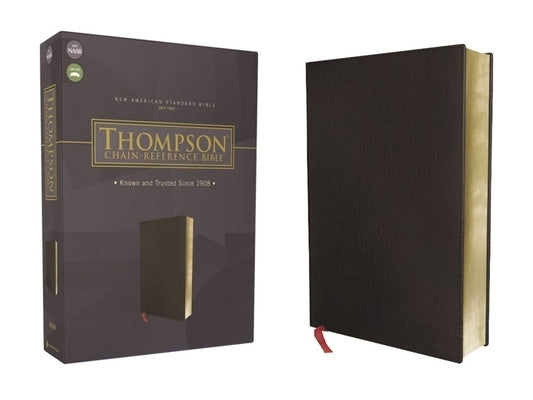 Nasb, Thompson Chain-Reference Bible, Bonded Leather, Black, Red Letter, 1977 Text by Thompson, Frank Charles