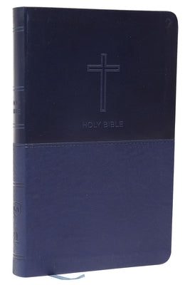 NKJV, Value Thinline Bible, Standard Print, Imitation Leather, Blue, Red Letter Edition by Thomas Nelson