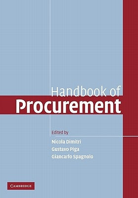Handbook of Procurement by Dimitri, Nicola