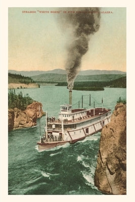 Vintage Journal Steamer in Five Fingers Rapids, Alaska by Found Image Press