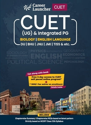 Cuet 2022: Biology and English Guide by Sneha Gurkha & Shiva Kumar by Launcher, Career