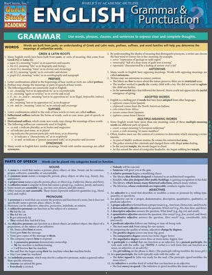English Grammar & Punctuation by Evans-Marshall, Shelley