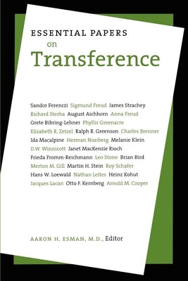 Essential Papers on Transference by Esman, Aaron H.