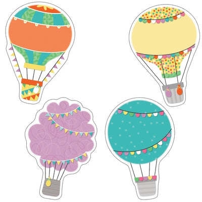 Up and Away Hot Air Balloons Cut-Outs by Carson Dellosa Education