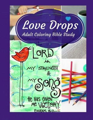 Adult Coloring Bible Study: Love Drops by Nelson, Nicole Plymesser