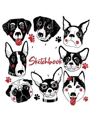 Sketchbook: Sketchbook: Dogs Collection Sketchbook,8.5 x 11, 120 Pages, sketchbook for kids or dogs lovers by Kech, Omi