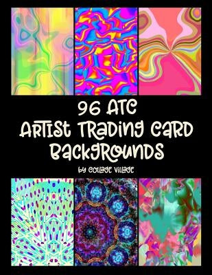 96 Atc Artist Trading Card Backgrounds by Jones, Terri