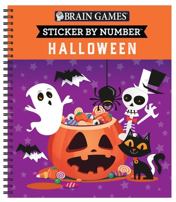 Brain Games - Sticker by Number: Halloween by Publications International Ltd