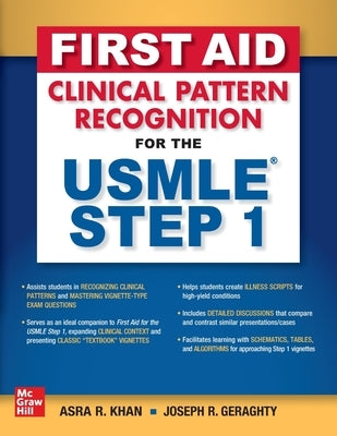 First Aid Clinical Pattern Recognition for the USMLE Step 1 by Khan, Asra R.