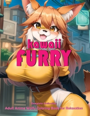 Kawaiifu - Kawaii Furry - Complete Collection: Adult Anime Waifu Coloring Book for Relaxation by Dynn, Meir