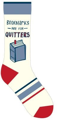 Bookmarks Are for Quitters Socks by Gibbs Smith Publisher