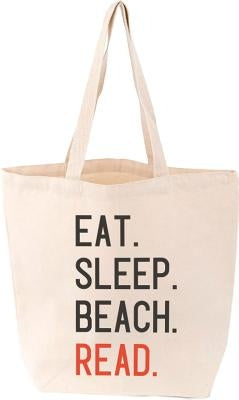 Eat. Sleep. Beach. Read. Tote by 