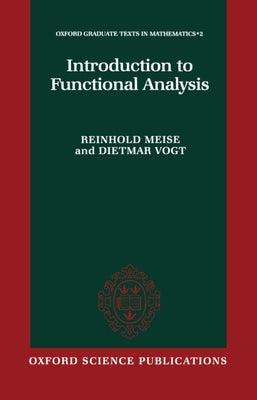 Introduction to Functional Analysis by Meise, Reinhold