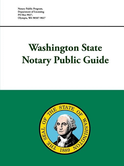 Washington State Notary Public Guide by State Department, Washington